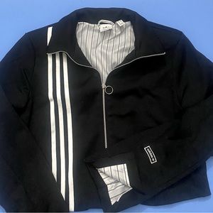 Adidas Crop Zip Up Jacket